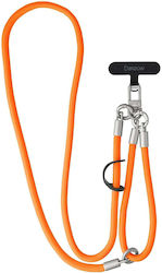Bizon Accessories Reloop 3-in-1 Phone Case Lanyard Adjustable Length Orange