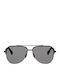 Herren Sonnenbrille mit Grauem Rahmen und Grauen Gläsern