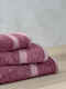 Nima Brick Rose Bath Towel Set 3 pcs