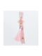 Hanging Eye Lucky Charm Pink Fabric 3 Pieces