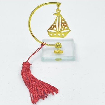 Giannopoulos Tabletop Metal Boat Lucky Charm 2027 5x5cm