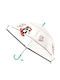Smati Kinderregenschirm Gebogener Handgriff Transparente mit Durchmesser 74cm