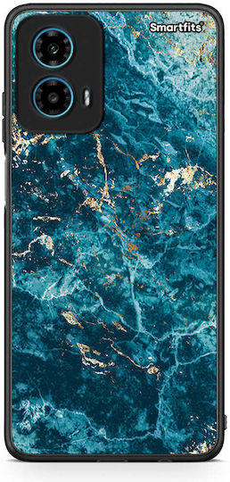 Smartfits Мраморен Син Калъф за Motorola G34 5G