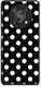 Smartfits White Polka Dots On Black Huawei Nova Y90 Θήκη