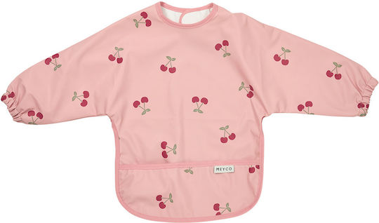 Meyco Waterproof Fabric Coverall with Hoop & Loop Fastener & Sleeves Soft Rose