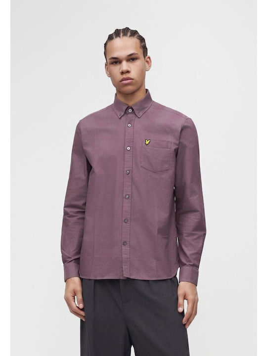 Cămașă cu Mâneci Lungi, Croială Regular Fit, Haze Purple