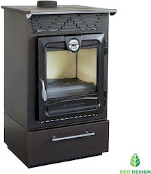 Caliskan 315 BOX Μαντεμένια Ξυλόσομπα Μαύρη Caliskan 315 BOX Μαντεμένια Ξυλόσομπα Μαύρη
