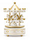 Trademarkt Christmas Decorative Carousel White with Music 18x11x11cm