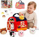 Fabric Stacking Toy with Sounds for 6+ Months