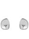 Stainless Steel Oval Smooth Form Stainless Steel Oval Smooth Earrings Silver Earrings