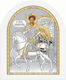 Silver Icon 20x25 Saint Demetrius Me50-014l