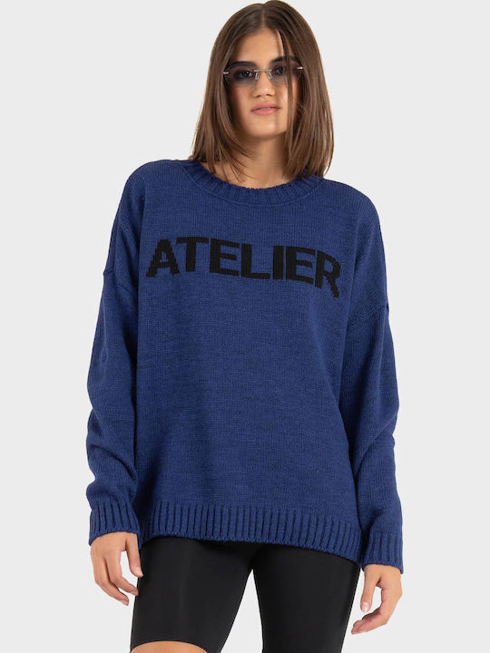 Knitted Dress Blue