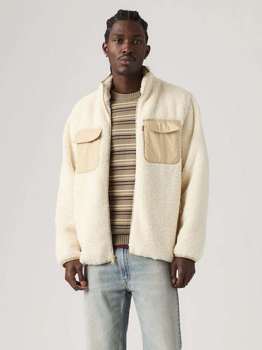 Levi's Fleece Ζακέτα Oatmeal - Beige
