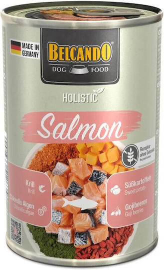 Wet Dog Food Canned with Salmon Grain-Free 400 g