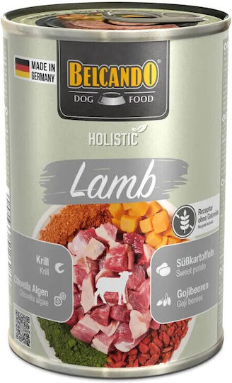 Wet Dog Food in Cans with Lamb Grain-Free 400gr