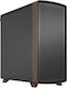 Summit Midi Tower Κουτί Υπολογιστή Black/Wood