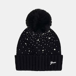 Guess Unisex Knit Headband in Black