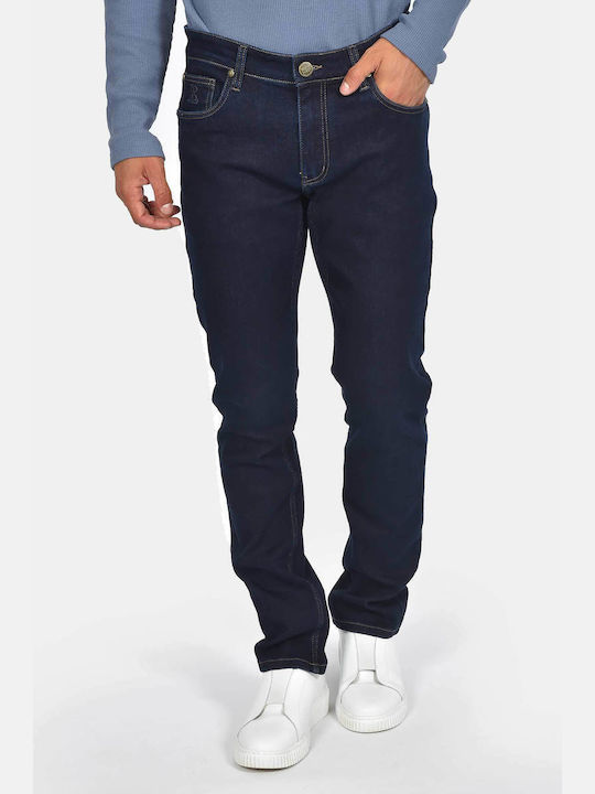 Мъжки еластични дънки Regular Fit Blue Black