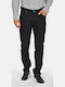 Men's Stretch Denim Trousers Regular Fit Black