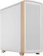 Summit Midi Tower Computer Case White/Wood