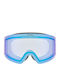 Provoqe Ski- und Snowboardbrille für Erwachsene in Schwarz mit schwarzem Glas