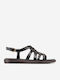 Kami Leather Women's Black Sandals