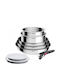 Tefal Ingenio Stainless Steel with Non-stick Coating 8-Piece Set