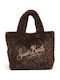 Colette Soft Fur Women's Tote Bag Brown