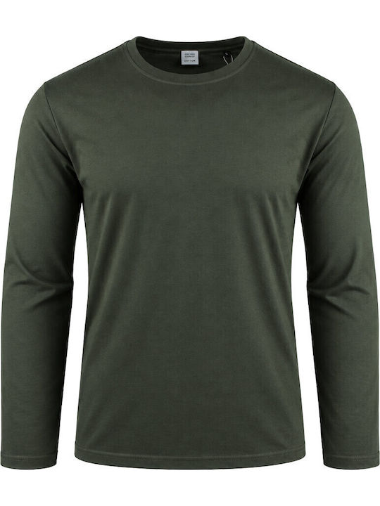 Bordeauxfarbenes Langarmshirt