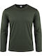 Bordeauxfarbenes Langarmshirt