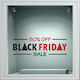 Αυτοκόλλητο Εκπτώσεων - Black Friday - 120cm X 42cm