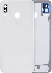 Back Cover Glass Camera Lens Samsung Galaxy A30 A305 2019 Aftermarket Plus White Back Cover Glass Camera Lens Samsung Galaxy A30 A305 2019 Aftermarket Plus White
