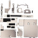 Full Set Small Metal Bracket Iphone 13 Mini