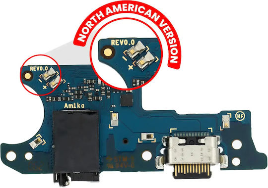 Платка на порта за зареждане и жака за слушалки Samsung Galaxy A02s A025u 2020 Премиум версия за САЩ