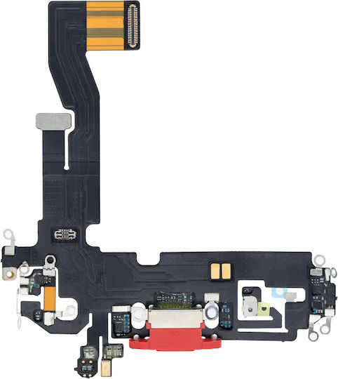 Charging Port Flex Cable Iphone 12 Aftermarket Plus Red