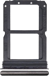 Dual-SIM-Kartenhalter OnePlus 6T A6010 A6013 Mitternachtsschwarz