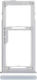 Single-SIM-Kartenhalter Samsung Galaxy A42 5G A426 2020 Prism Dot Grau