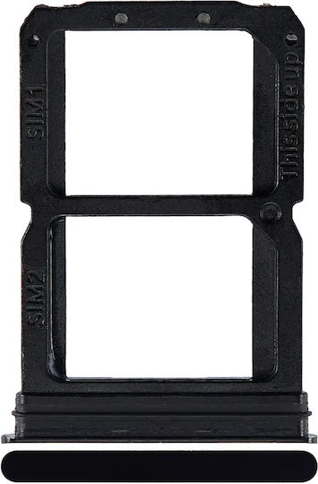 Dual Sim Card Tray Oneplus 6t A6010 A6013 Mirror Black