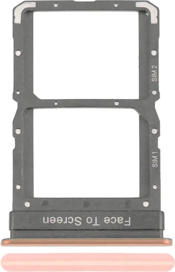 Dual Sim Card Tray Xiaomi Mi 10 5g Mi 10 Pro Peach Gold