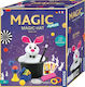Kosmos Magic Tricks Set Magician’s Hat Plush Rabbit Magic Wand 25 Illusions Illustrated Guide Video Tutorials Children Ages 6+
