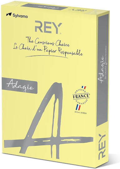 Rey Adagio Printing Paper A3 80gsm 500 Sheets Yellow