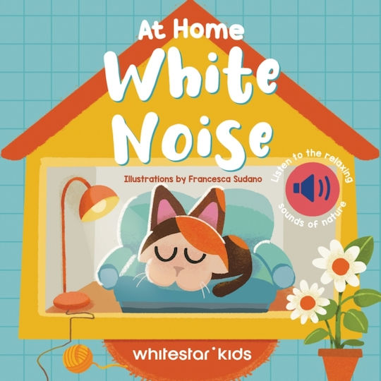 At Home White Noise - White Star - Board Book At Home White Noise - White Star - Board Book