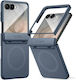 Tech‑protect Kevlar Aura MagSafe Hülle für Samsung Galaxy Z Flip 8 in Marineblau