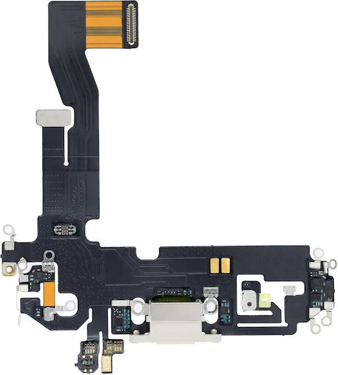 Charging Port Flex Cable Iphone 12 Pro Aftermarket Plus Silver