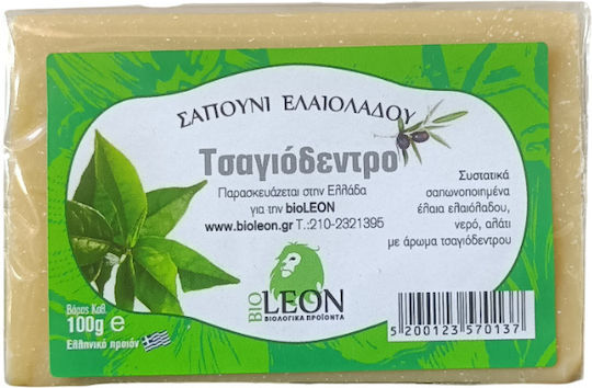 BioLeon Сапунено блокче с Чаено дърво и зехтин 100 г