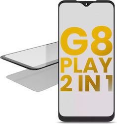 2 в 1 Предно Стъкло с Предварително Поставено OCA Motorola Moto G8 Play Xt2015 2019