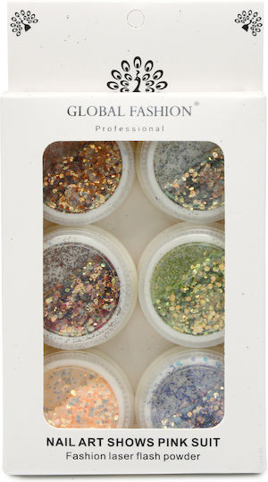 Global Fashion Nageldesign-Set 6 Stück 20803