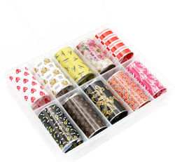 Global Fashion Foil Set 10 Pieces Colored 03