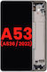 Oled Assembly Frame Samsung Galaxy A53 5g A536 2022 6.46" Aftermarket Plus Black