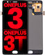 Ansamblu OLED fără ramă OnePlus 3 OnePlus 3T Aftermarket Plus Negru
